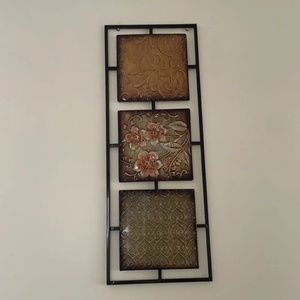 3 Tier Metal Contemporary Wall Decor